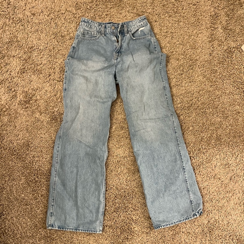 Hollister Women’s Jeans Baggy High Rise Wide Leg 26 Regular EUC